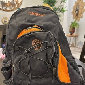 Adventure Gear Black and Orange Backpack